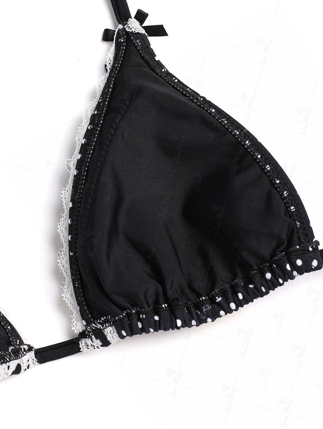 Claudia | Conjunto de bikini vintage con estampado de lunares
