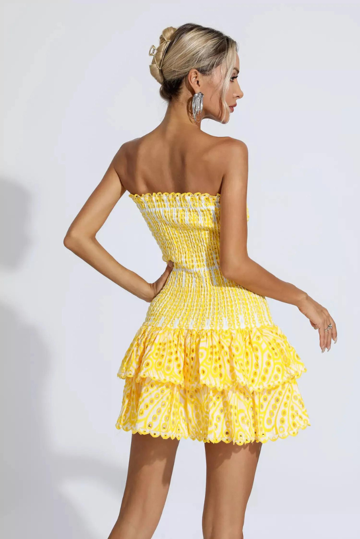 SANYA | Vestido mini con volantes