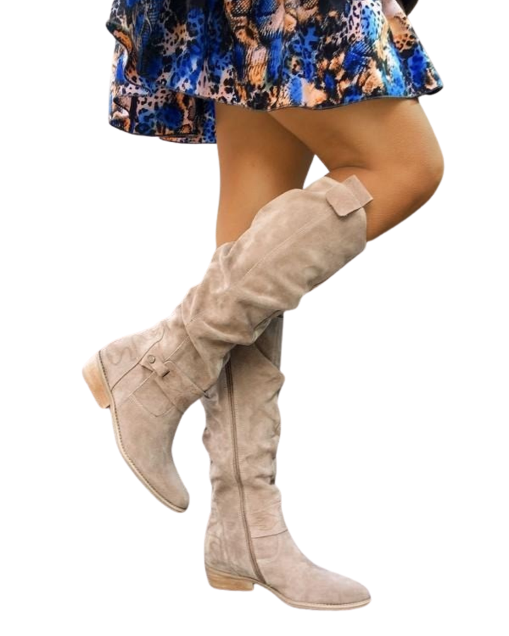 Zavira | Botas de ante elegantes y cálidas para mujeres