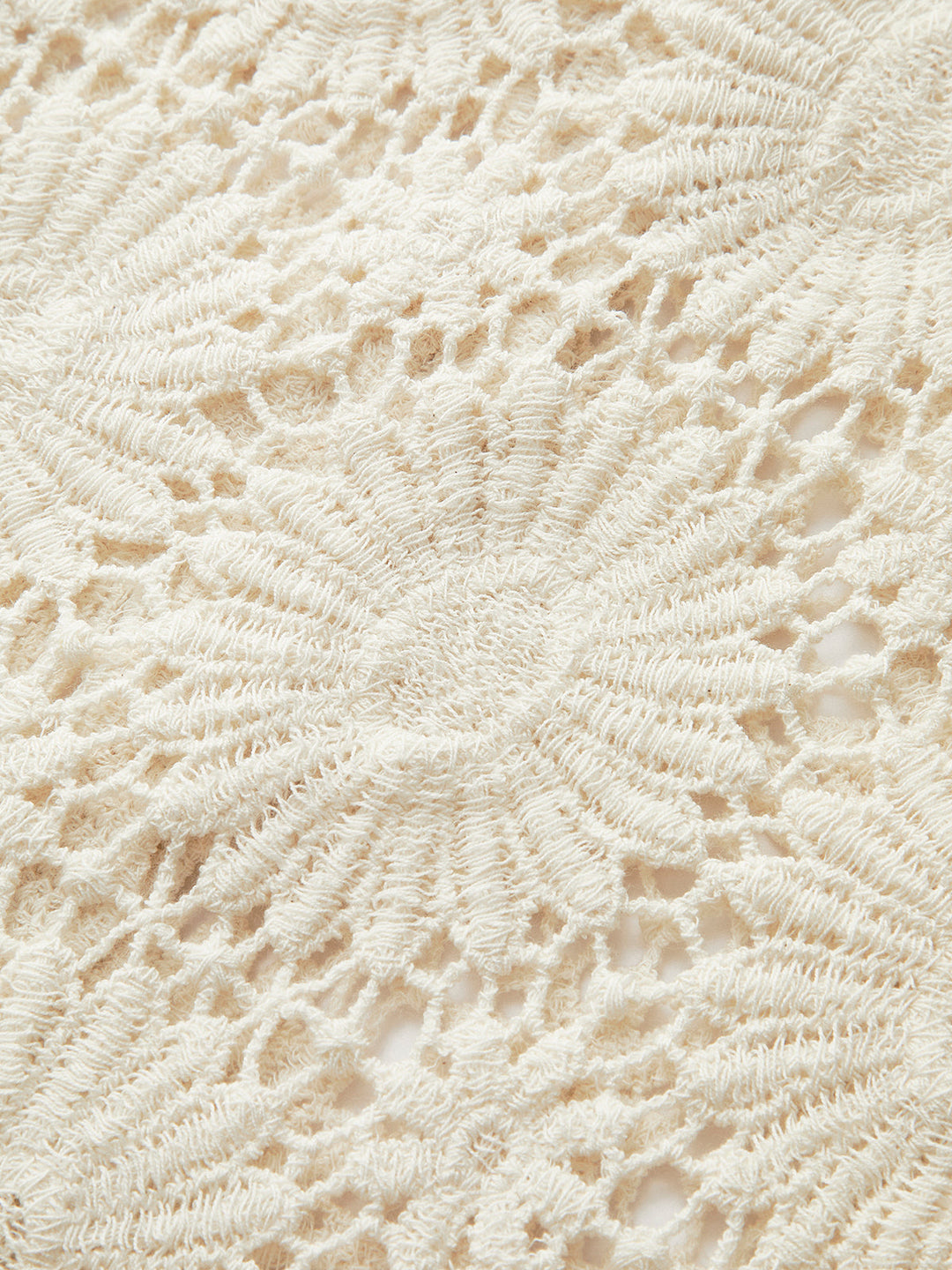 Isma | Top de moda: cárdigan de punto con flores y botones – Mezcla de algodón
