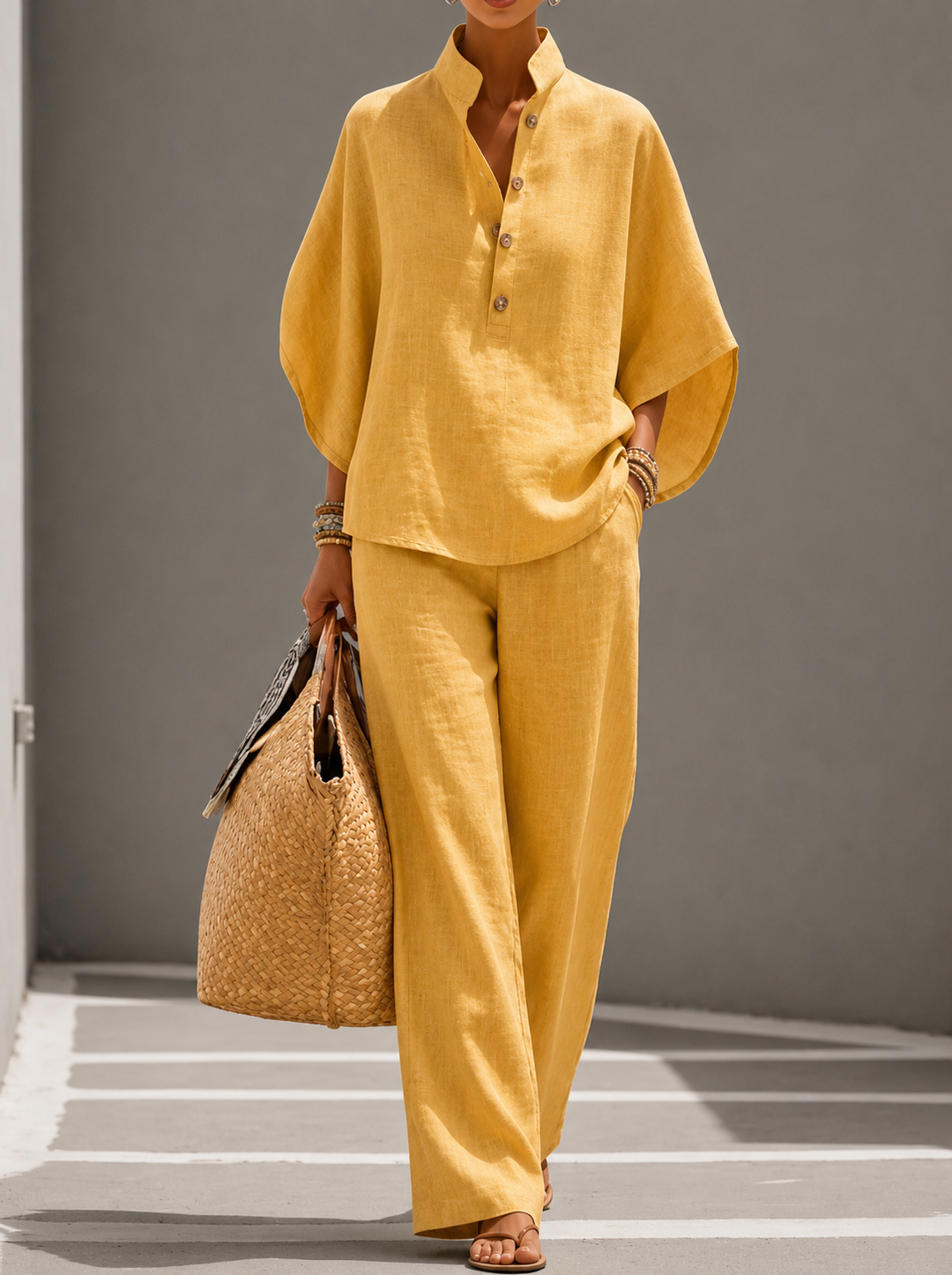 Maribel | Conjunto de lino