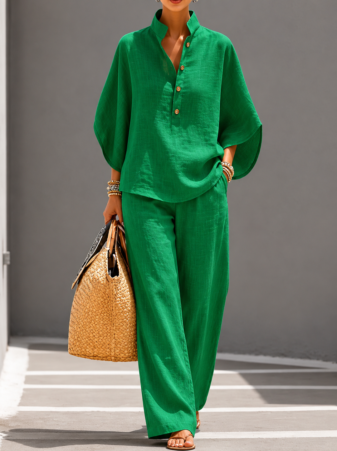Maribel | Conjunto de lino