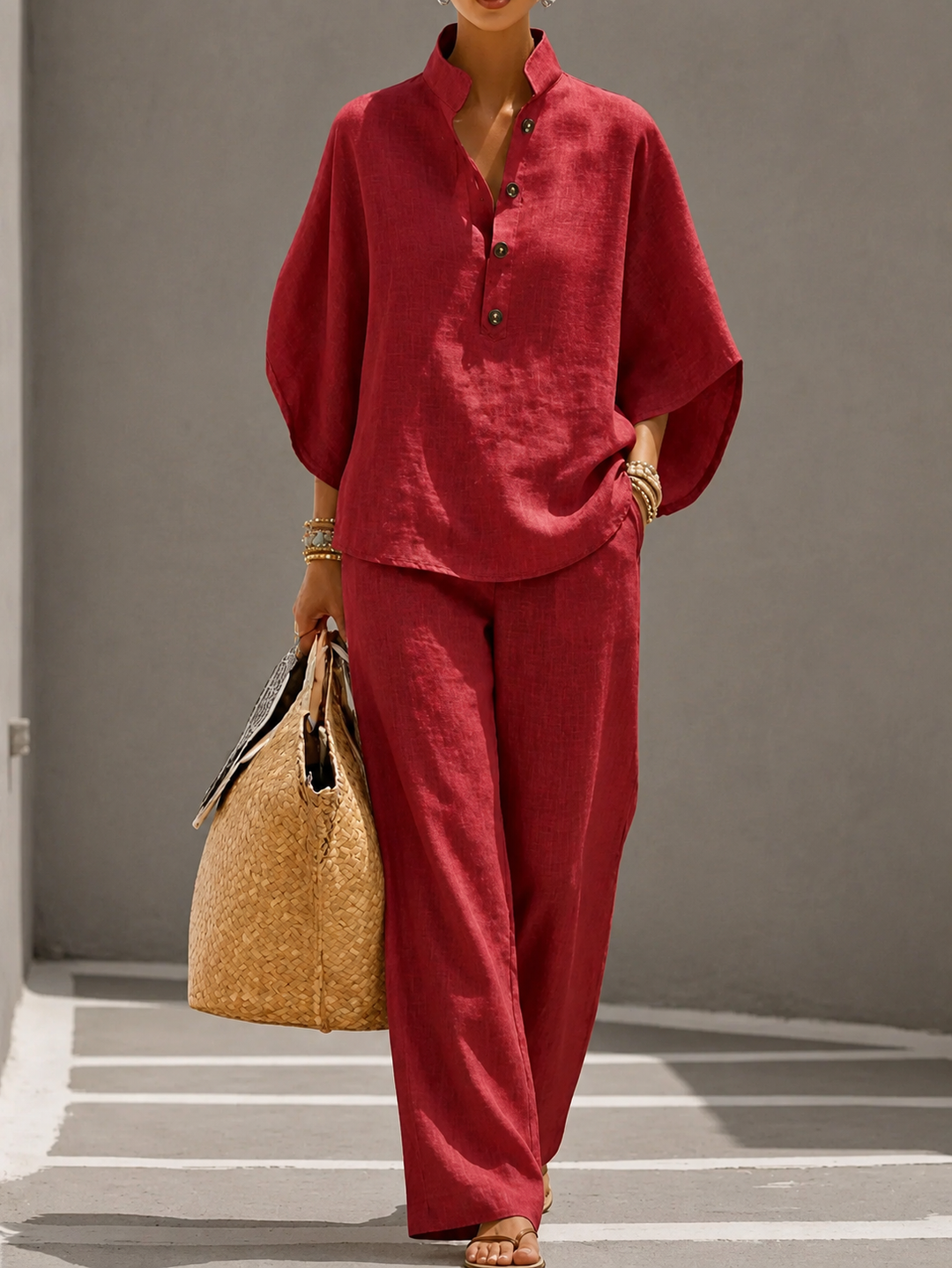 Maribel | Conjunto de lino