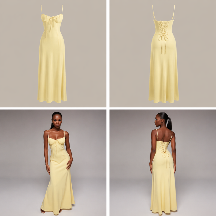Marica | Elegante vestido largo de verano