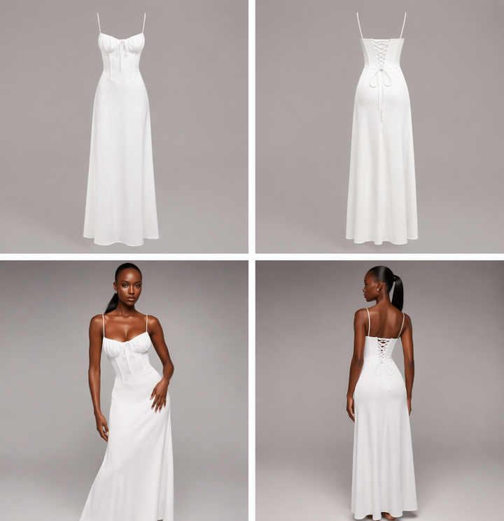 Marica | Elegante vestido largo de verano