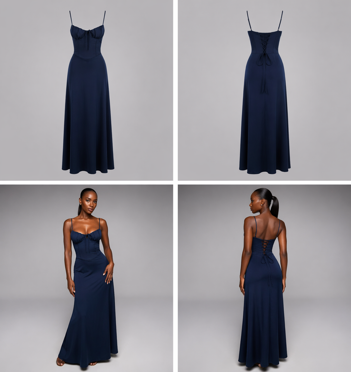 Marica | Elegante vestido largo de verano