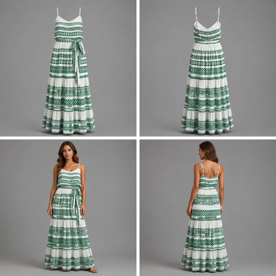 Vestido Jasmine | Vestido de verano confeccionado en una mezcla de algodón