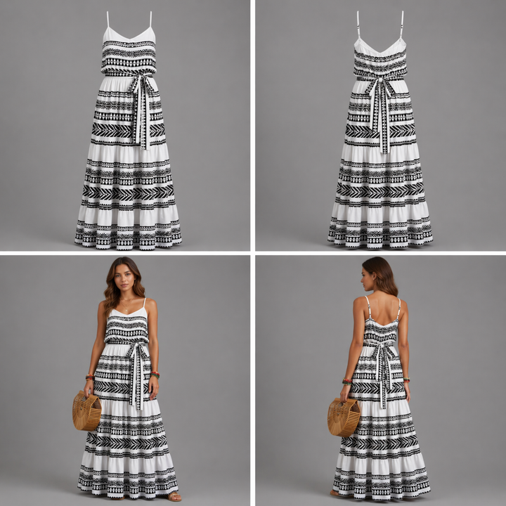 Vestido Jasmine | Vestido de verano confeccionado en una mezcla de algodón