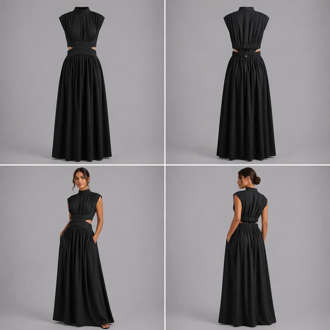 Jaylina | Vestido largo con aberturas laterales