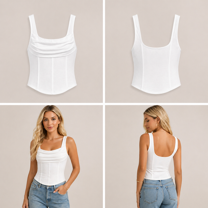 Givana | Zomer Musthave Dames Topje - Effortless Crop Top