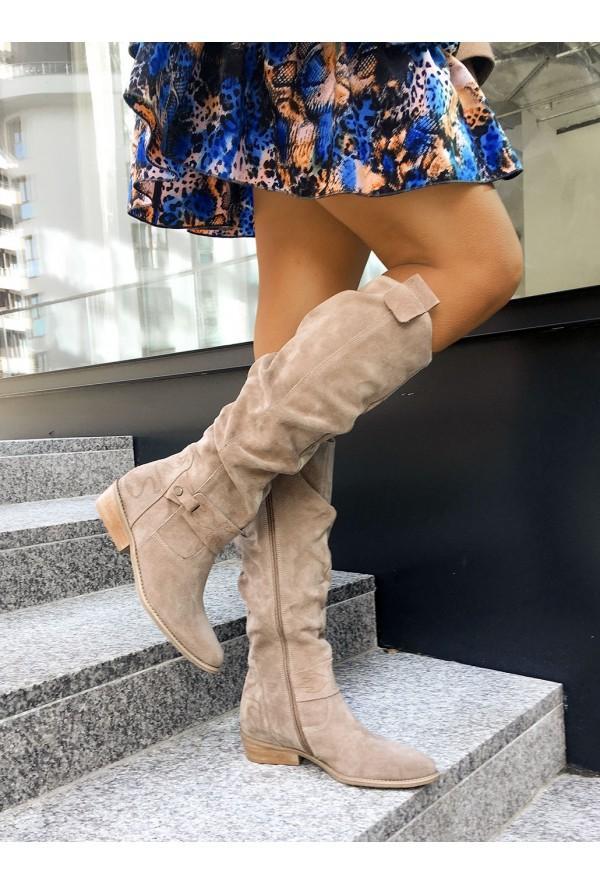 Zavira | Botas de ante elegantes y cálidas para mujeres