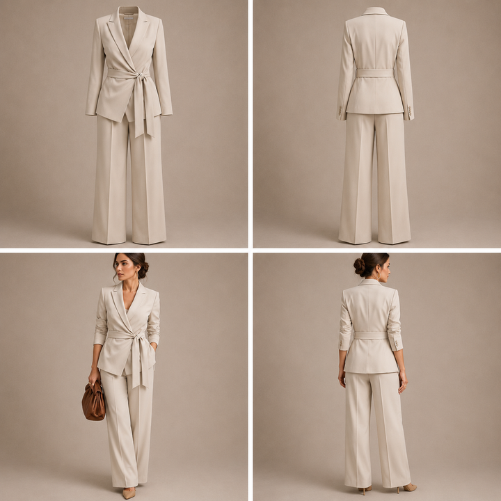 VERÓNICA | ELEGANTE TRAJE DE DOS PIEZAS