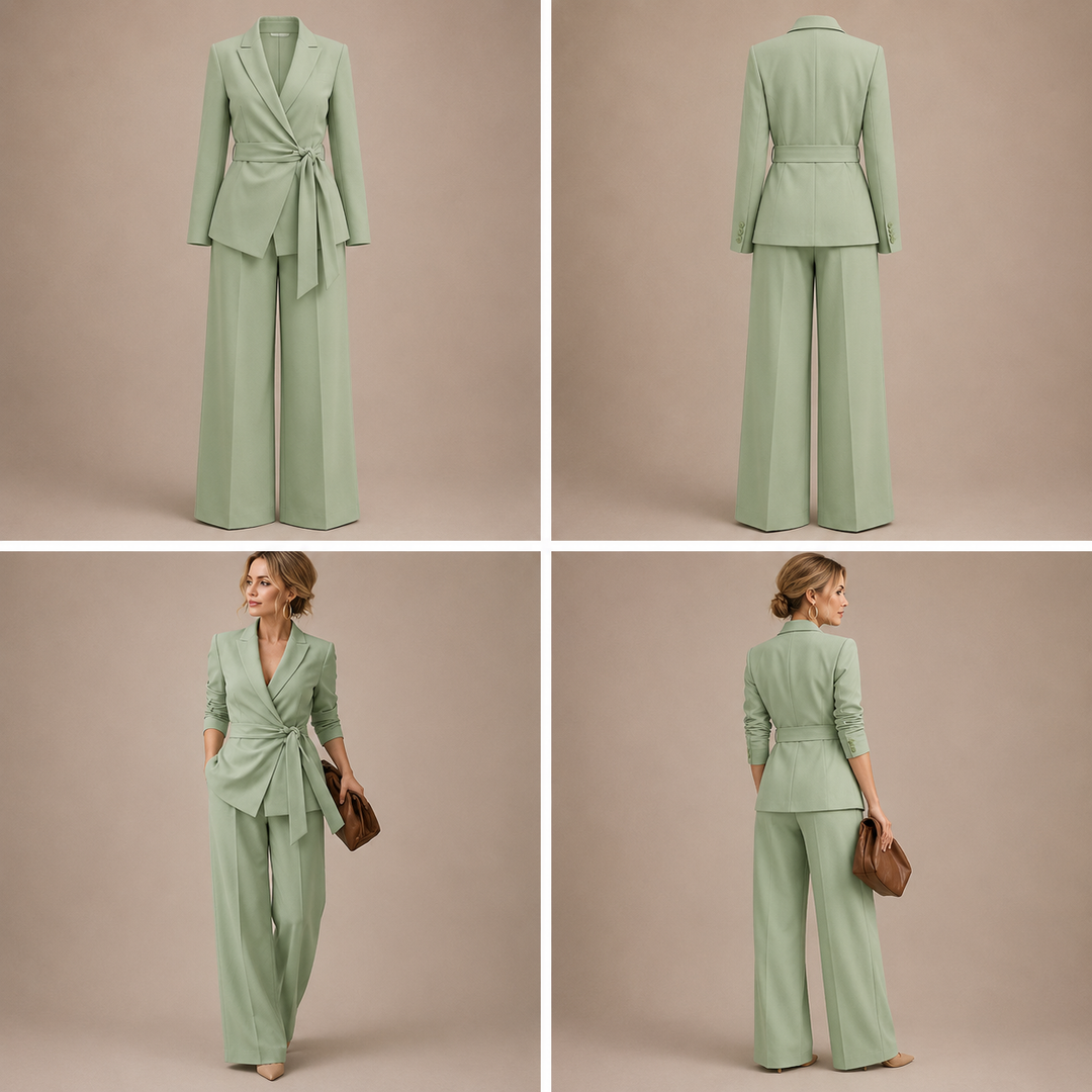 VERÓNICA | ELEGANTE TRAJE DE DOS PIEZAS