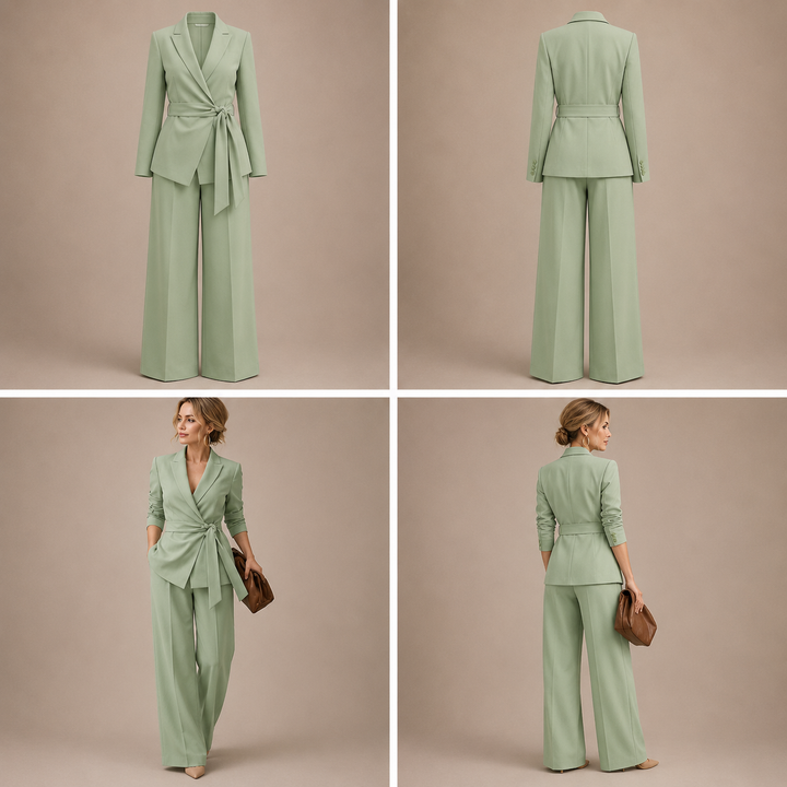 VERÓNICA | ELEGANTE TRAJE DE DOS PIEZAS
