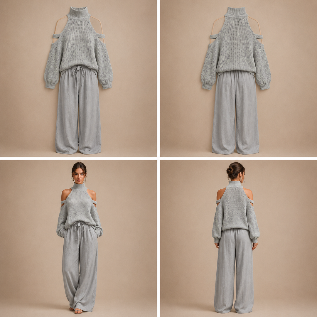 Camila | Conjunto de tendencia en punto y lino