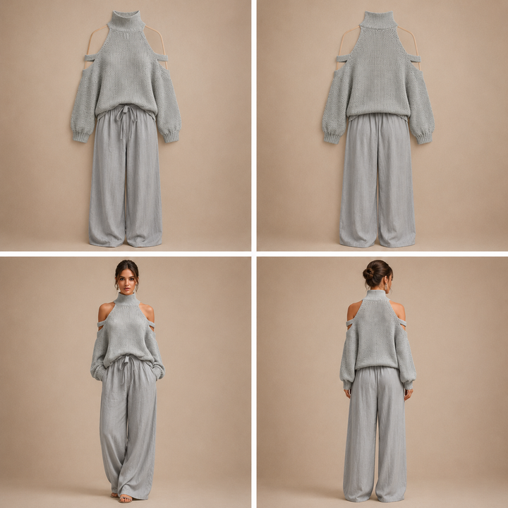 Camila | Conjunto de tendencia en punto y lino