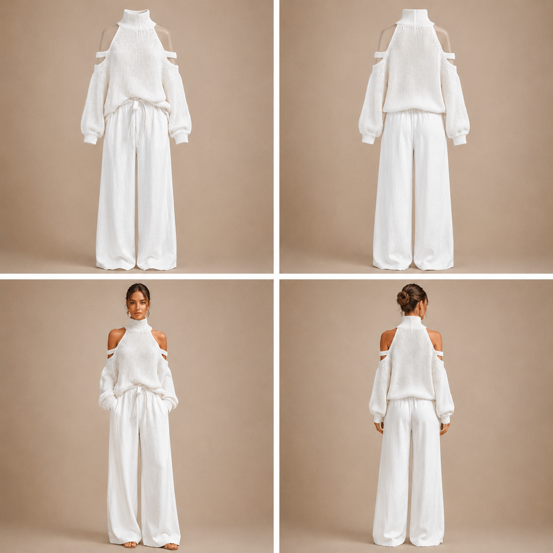 Camila | Conjunto de tendencia en punto y lino
