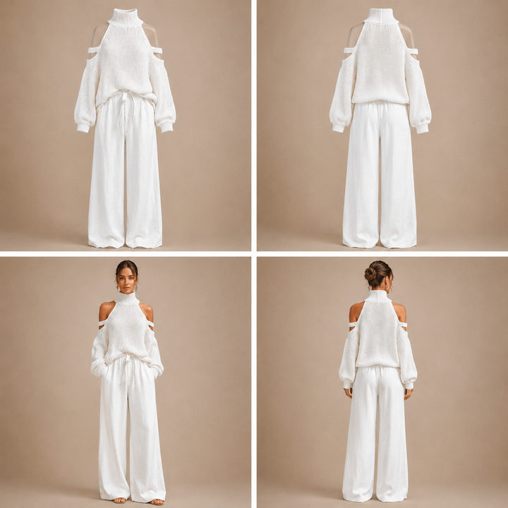 Camila | Conjunto de tendencia en punto y lino