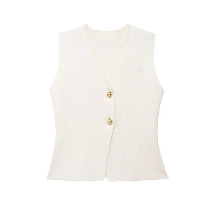 Imara | Mouwloze Gilet Top voor Dames - Elegant en Minimalistisch