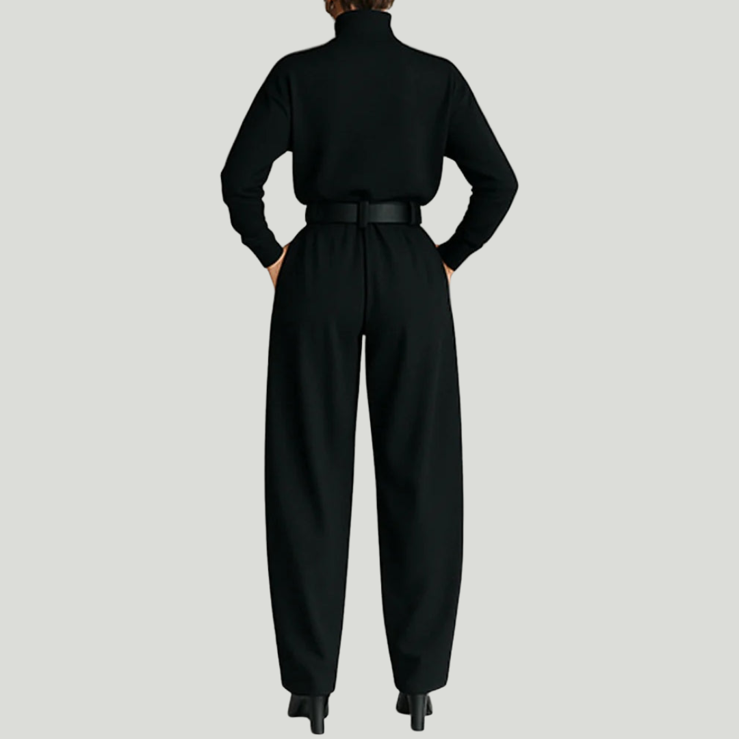 Julia | Conjunto de cuello alto y pantalón recto