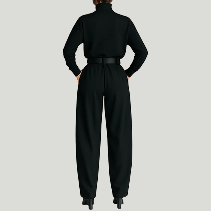 Julia | Conjunto de cuello alto y pantalón recto