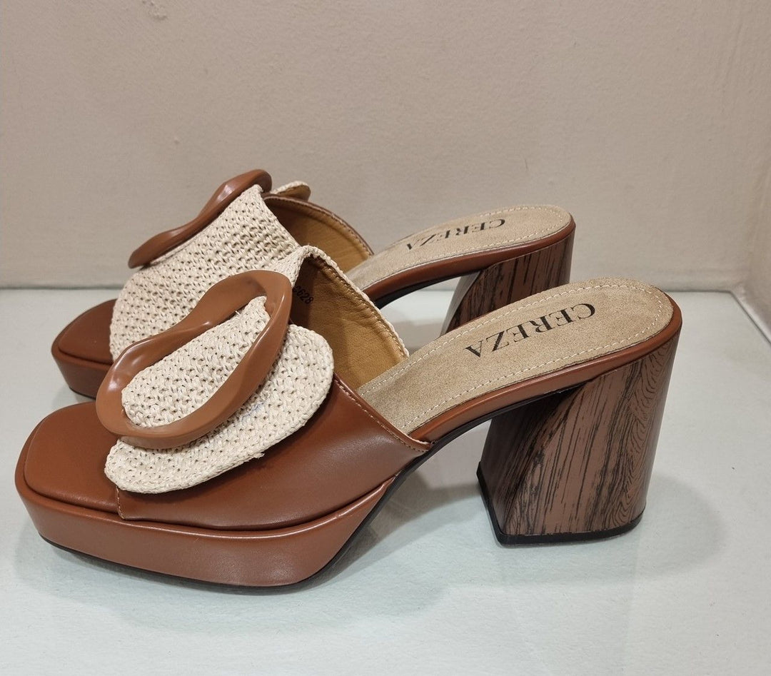 Sandalias tacón grueso Berlín